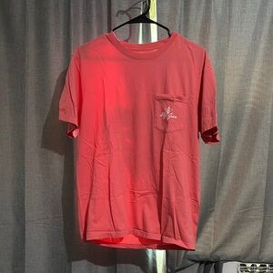 Pink Short Sleeve Tee Casual Cotton